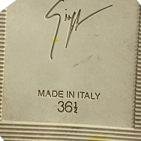 Giuseppe Zanotti Soma50 Studded High Top Wedge Women's Blue High-Top Sneakers - Picture 7 of 9